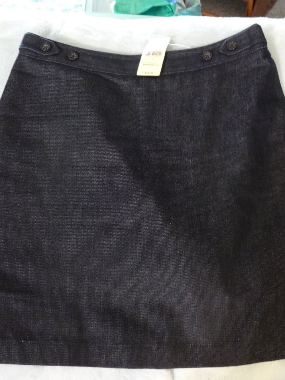 Banana Republic denim Skort Zip Slit Size 2